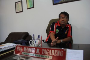 Pugo, La Union Vice-Mayor Marino M. Tagabeng expresses his commitment to the CDD process of Kalahi-CIDSS.