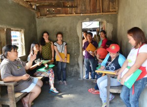 Field Practice of Enumerators in Brgy. Cares, Pugo, La Union