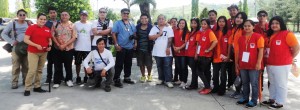 The nine (9) photographers each with different forte such as Photojournalism, Event/Wedding Photography, Fashion Photography and Portrait Photography join the Listahanan Photo Contest. Also in the photo are Area Supervisors and Enumerators of San Manuel, Pangasinan wearing red shirts.