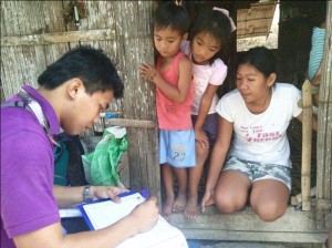 DSWD-FO1 NHTU staff locates and assesses 15 Pantawid Pamilya beneficiaries in five barangays (Gayusan, Magsaysay, Bangan-Oda, Patar, and Boboy) of Agno, Pangasinan.