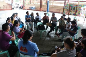 Focus Group Discussion of the residents and Kalahi-CIDSS volunteers where they discuss their concerns and requests about the MLGU implementation of projects.