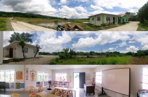 Top photo: Child Development Center in Brgy. Tangaoan South, Piddig, Ilocos Norte Middle and below photos: Exterior and interior of the Child Development Center in Brgy. Loing, Piddig, Ilocos Norte