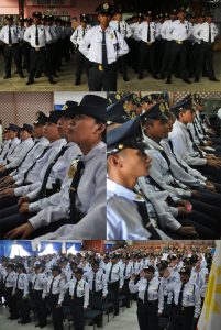 Security Guard trainees in Ilocos Sur (top photo) and in Ilocos Norte (middle and bottom photos)